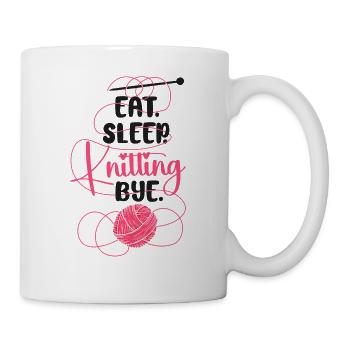 Knitting Knitter Sorry. Cant. - Mug - white - Right