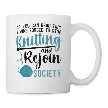 Knitting Knitter If You Can Read - Mug - white - Right