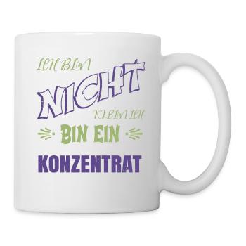 angeber geburtstagsgeschenk humor egoismus albern - Tasse - Weiß - Rechts