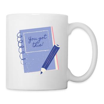 Du hast das - Tasse - Weiß - Rechts
