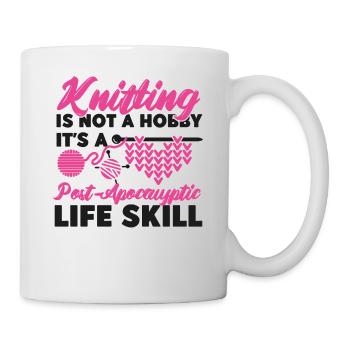 Knitting Knitter Knitting Is Not A - Mug - white - Right
