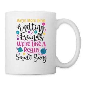 Tricoter Tricoter Nous sommes plus que - Mug blanc - blanc - Droite