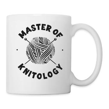 Knitting Knitter Master Of - Mug - white - Right