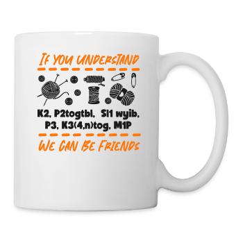 Knitting Knitter If You Understand - Mug - white - Right