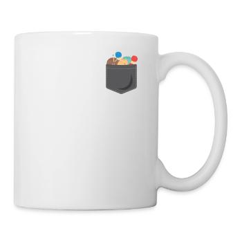 Knitting Wrinkled Pocket Knitting - Mug - white - Right