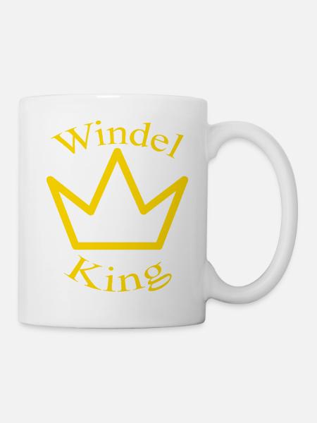 Windel King - Tasse - Weiß