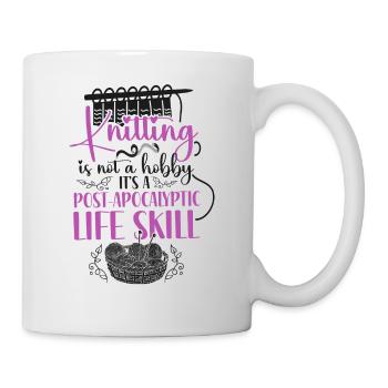 Knitting Knitter Knitting Is Not A - Mug - white - Right