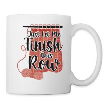 Tricoter Tricoter Laisse-moi - Mug blanc - blanc - Droite