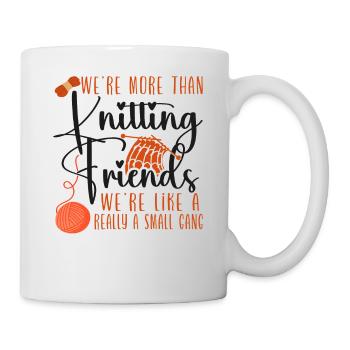 Tricoter Tricoter Nous sommes plus que - Mug blanc - blanc - Droite