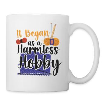 Knitting Knitter It Began As A - Mug - white - Right