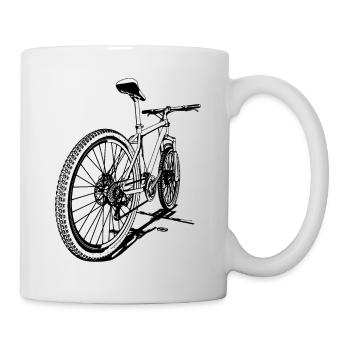 Vélo, VTT, VTT, cyclisme, vélo - Mug blanc - blanc - Droite