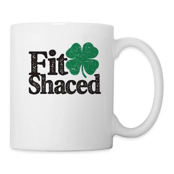Fit Shaced Funny Irish Drinking St Patricks Day - Mug - white - Right
