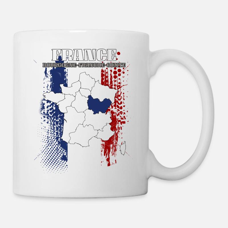 Bourgogne Franche Comté - Mug blanc - blanc