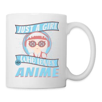 Just a girl who loves anime. - Mug - white - Right