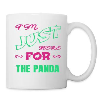 cool panda present funny sayings statement sayings - Tasse - Weiß - Rechts