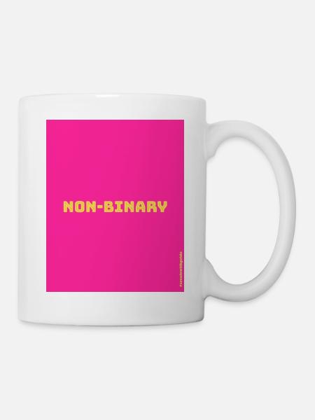 Non-binary - Tasse - Weiß