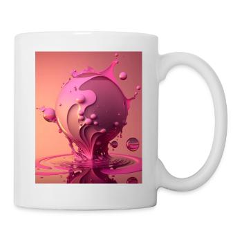 Pink Ball Drops Fantasy Gift - Mug - white - Right