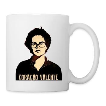 Dilma Coração Valente - Mug blanc - blanc - Droite