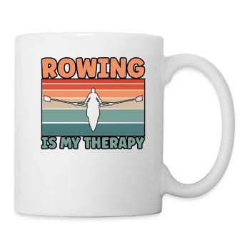 Rowing Therapy - Tasse - Weiß - Rechts