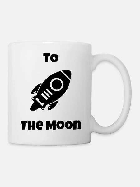 To the moon - Mug blanc - blanc