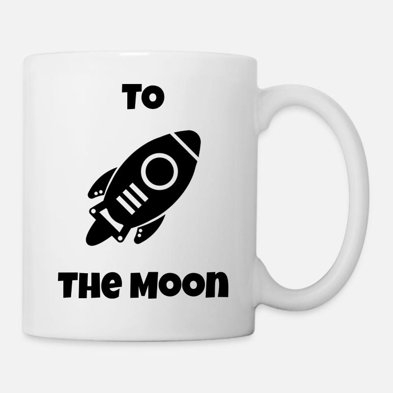 To the moon - Mug blanc - blanc