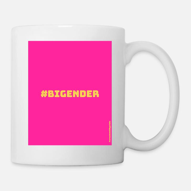 Bigender - Tasse - Weiß