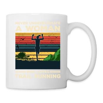 Trail Runner Running Jogging Jogger I Gift - Mug blanc - blanc - Droite