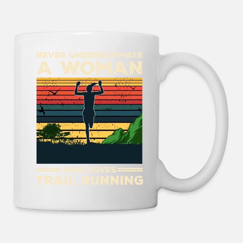 Trail Runner Running Joggen Jogger I Geschenk - Tasse - Weiß
