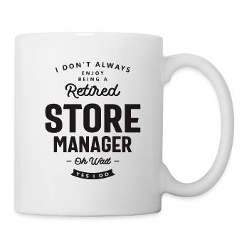 Store Manager Job Title Occupation Birthday Worker - Mug - white - Right