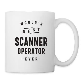 Scanner Operator Job Occupation Birthday Worker - Mug - white - Right