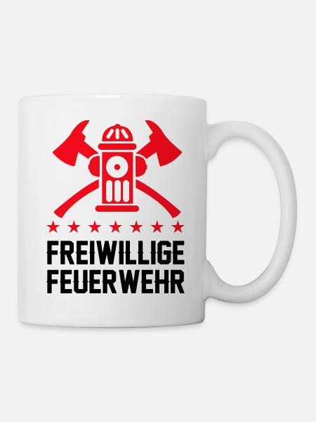 Freiwillige Feuerwehr - Tasse - Weiß