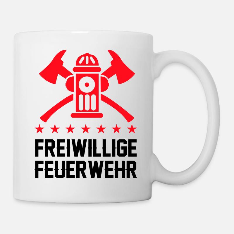 Freiwillige Feuerwehr - Tasse - Weiß