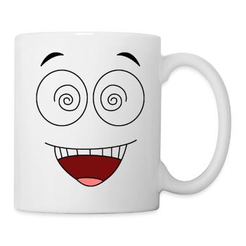 Visage fou - Mug blanc - blanc - Droite