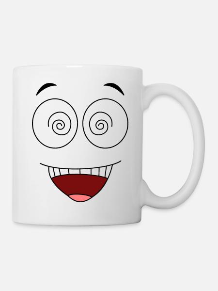 Crazyface - Mug - white