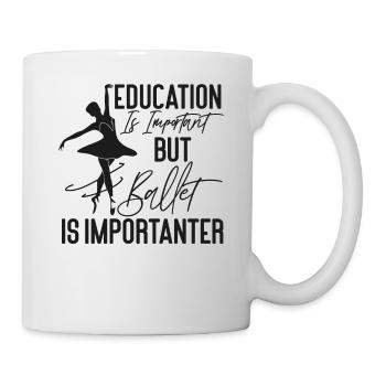 Ballet Dancer Dance Girl Ballerina - Tasse - Weiß - Rechts
