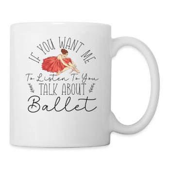 Ballet Danseuse Danse Ballerine - Mug blanc - blanc - Droite