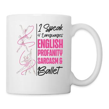 Ballet Danseuse Danse Ballerine - Mug blanc - blanc - Droite