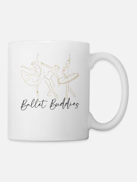 Ballet Dancer Dance Girl Ballerina - Tasse - Weiß