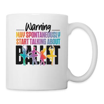 Ballet Danseuse Danse Ballerine - Mug blanc - blanc - Droite
