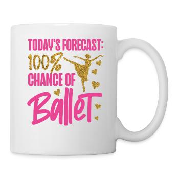 Ballet Danseuse Danse Ballerine - Mug blanc - blanc - Droite