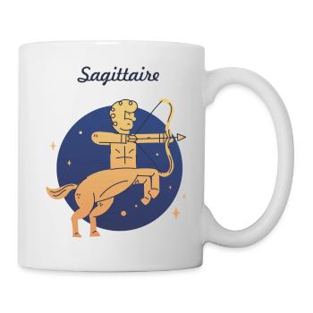 Sagittaire - Mug blanc - blanc - Droite