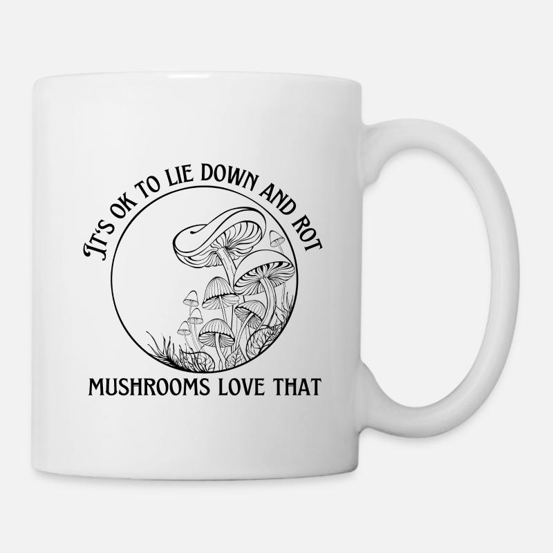 Mushrooms - Tasse - Weiß
