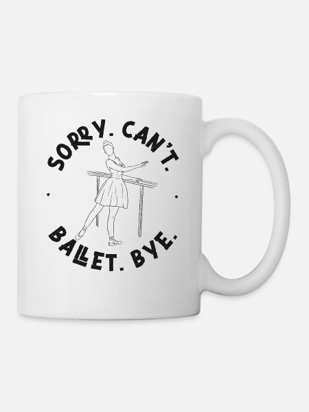 Ballet Dancer Dance Girl Ballerina - Tasse - Weiß