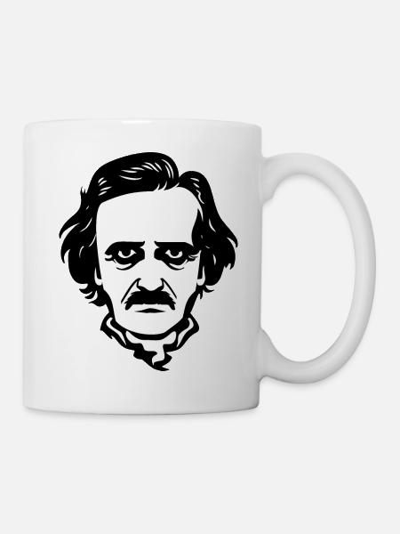 Edgar Allan Poe - Tasse - Weiß