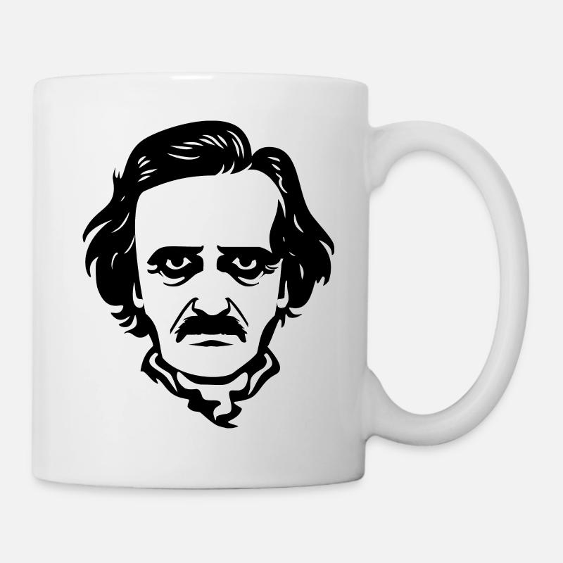 Edgar Allan Poe - Tasse - Weiß
