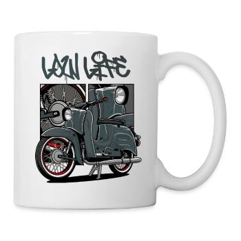 Hirondelle (gris / LowLife) // Illustration - Mug blanc - blanc - Droite