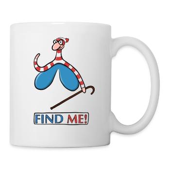 Finde die Klit - Tasse - Weiß - Rechts