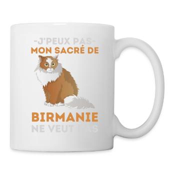 Sacré de Birmanie - Mug blanc - blanc - Droite