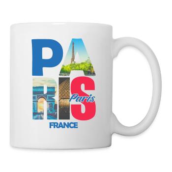 Paris France - Mug blanc - blanc - Droite