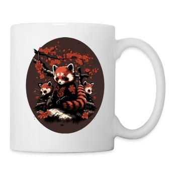 Roter Panda 3 - Tasse - Weiß - Rechts